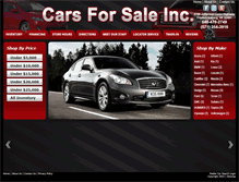 Tablet Screenshot of carsforsaleinc.com